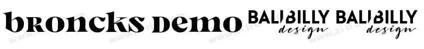 Broncks DEMO字体转换